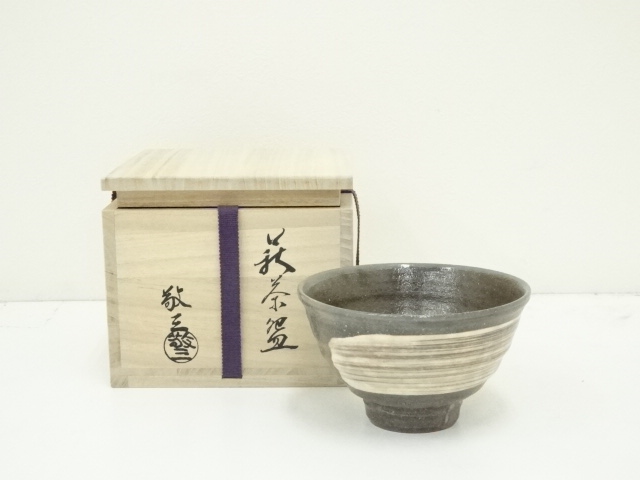 JAPANESE TEA CEREMONY / HAGI WARE TEA BOWL CHAWAN 